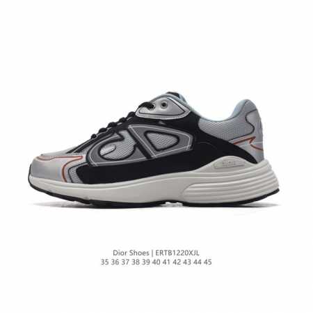 公司级 Dior 迪奥 高奢品牌 彰显高级气质 Dior 运动鞋低帮系列复古百搭休闲鞋时尚慢跑鞋厚底老爹鞋。 码数：35-45 编码：Ertb1 Xjl - 点击图像关闭