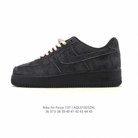耐克 Nike Air Force 1 '07 Low 空军一号含气垫 低帮百搭厚底增高休闲运动板鞋。柔软、弹性十足的缓震性能和出色的中底设计，横跨复古与现代的 - 点击图像关闭