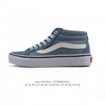 万斯Vans范斯 经典系列 Sk8-Mid 中帮帆布拼接鞋 休闲运动硫化板鞋 情侣鞋时尚复古男女鞋。 类型：男女鞋 码数：35-44含硫化 编码：Gtkw062