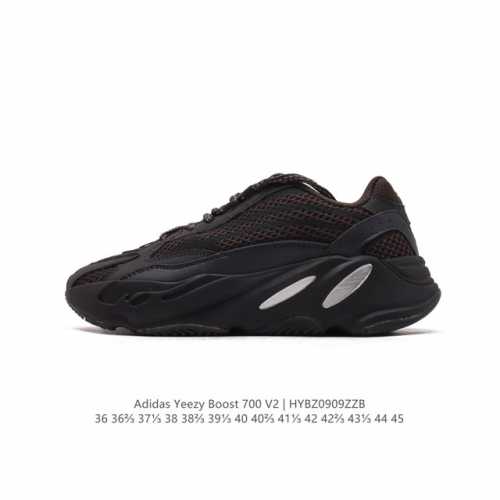 降价 阿迪达斯adidas Yeezy 700 V2 3M反光椰子厚底男女老爹鞋缓震透气舒适中性跑鞋。在原鞋型yeezy Boost 700稍作修改，整体鞋型流