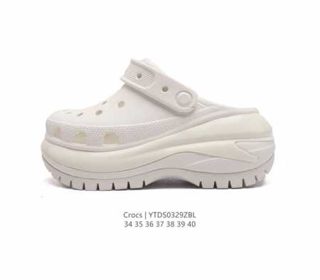 Crocs 沙滩洞洞鞋 女鞋 卡骆驰杨幂同款 厚底增高凸显大长腿 防滑橡胶大底沙滩鞋 休闲包头凉拖鞋 选择尺码时 建议选大一码 脚感更舒适 这款没有鞋盒 类型 - 点击图像关闭