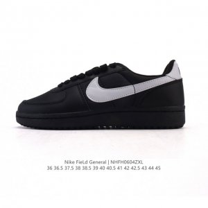 耐克烽火Nike Field General 82 Sp 低帮复古篮球鞋 这款专为烤架战士设计的运动鞋采用 1982 年经典的白 红 黑配色，采用皮革和弹道尼龙