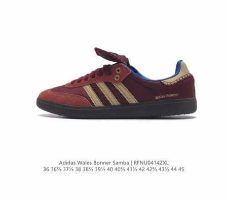 阿迪达斯 Adidas Wb Pony Tonal Samba 运动板鞋 经典三叶草与德训鞋结合 复古种草。2023年，是阿迪达斯samba之年。Samba系列 - 点击图像关闭