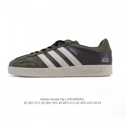 公司级 阿迪达斯 德训鞋 Adidas Originals Samba Og Shoes 经典运动鞋小白鞋 T头鞋 男女鞋 彰显休闲摩登风情的时尚经典鞋。它诞生