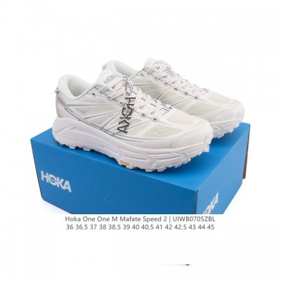 公司级 玛法特二代 Hoka One One Mafate Speed 2 Low 轻量低帮户外越野跑鞋 户外山脉越野轻量运动跑鞋。鞋面用轻的无缝架构，鞋带用了
