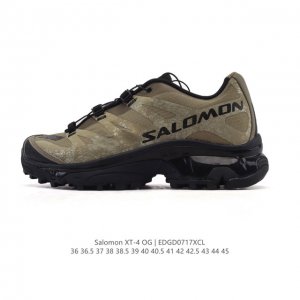 新品公司级 萨洛蒙 Salomon 男女款 城市轻户外舒适透气稳定包裹潮流穿搭休闲运动鞋 Xt-4 Og 深橄榄绿 475685 复古潮流，吸睛无数！Xt-4