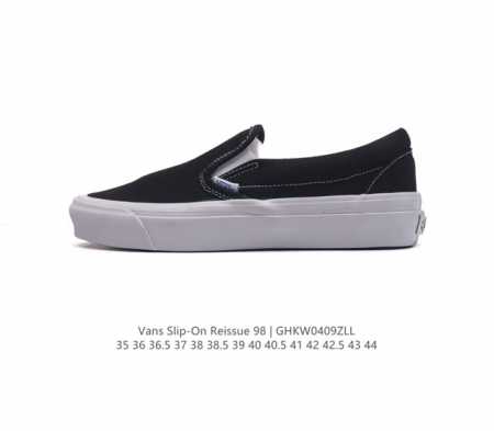 万斯 Vans Classic Slip-On 范斯经典低帮百搭一脚蹬休闲板鞋帆布情侣鞋 类型：男女鞋 码数：35-44 硫化半码 编码：Ghkw0409Zll - 点击图像关闭