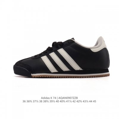 新品 阿迪达斯Adidas T头鞋 K 74经典运动鞋男女春季新款阿迪达斯官方三叶草Adidas Originals K 74 合成革皮革 时尚休闲 耐磨透气