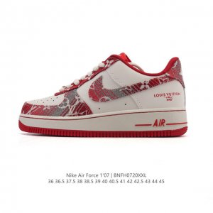 公司级 Af1耐克 Nike Air Force 1 ‘07 Low 空军一号 小白鞋 路易威登联名 厚底增高百搭运动板鞋 原楦头原纸板 打造纯正空军版型，专注