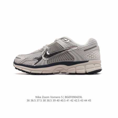 Nike 耐克夏季 Zoom Vomero 5 运动鞋休闲训练跑步鞋。Nike Zoom Vomero 5 男女子运动鞋妥帖包覆足部，提供透气支撑效果。耐穿材料 - 点击图像关闭