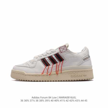 adidas 阿迪达斯 Forum 84 Low Shoes 饰有摩登细节的forum 经典板鞋运动鞋休闲篮球运动板鞋。当adidas Forum篮球鞋初次登上 - 点击图像关闭
