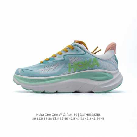 公司级 新款 Hoka One One 推出升级 Clifton 10 克利夫顿10代 男女士休闲跑步鞋轻量缓震运动鞋。Hoka One One的Clifton - 点击图像关闭