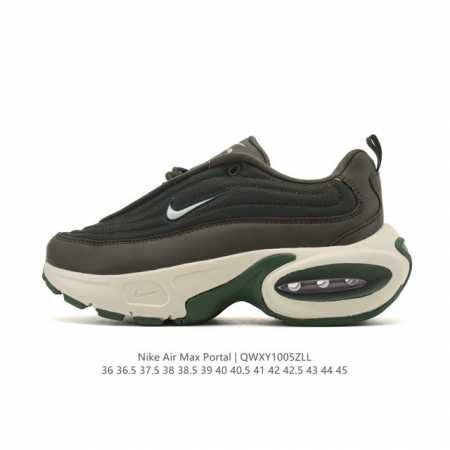 耐克 Nike Air Max Portal 休闲厚底增高气垫老爹运动鞋 2025年新款鞋型 Nike Air Max Portal 跟高5公分左右 是Nike - 点击图像关闭