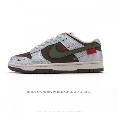 公司级 耐克 Nike Dunk Low Retro 运动鞋复古板鞋 2025年蛇年限定 作为 80 年代经典篮球鞋款 起初专为硬木球场打造 后来成为席卷街头的