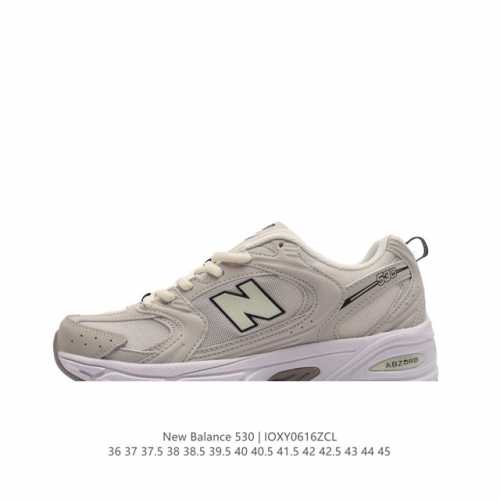 公司级 新百伦 Nb530 New Balance 530 复跑古鞋nb530这鞋双确实是nb家经复典古款式之一，以全科新技诠释，成打功造530鞋款。鞋面保在持