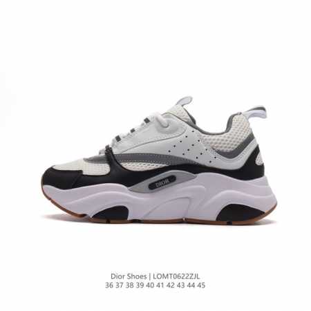 Dior 迪奥 高奢品牌 彰显高级气质 Dior 运动鞋低帮系列复古百搭休闲鞋时尚慢跑鞋厚底老爹鞋。 类型：男女鞋 码数：36-45 编码：LOMT0622ZJ - 点击图像关闭