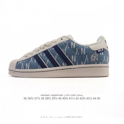 公司级 真标 阿迪达斯 Adidas Superstar 2025年新款鞋子 蛇年新款经典贝壳头系列 新款休闲板鞋潮流男女士运动鞋。鞋面柔软帆布拼接材质 标志性