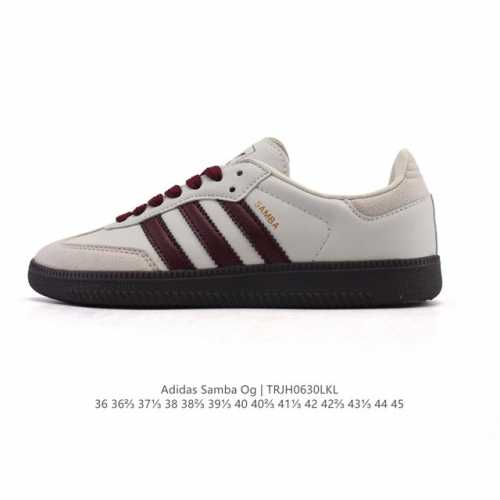 公司级 阿迪达斯 德训鞋 Adidas Originals Samba Og Shoes 经典运动鞋小白鞋 T头鞋 男女士板鞋 彰显休闲摩登风情的时尚经典鞋。它