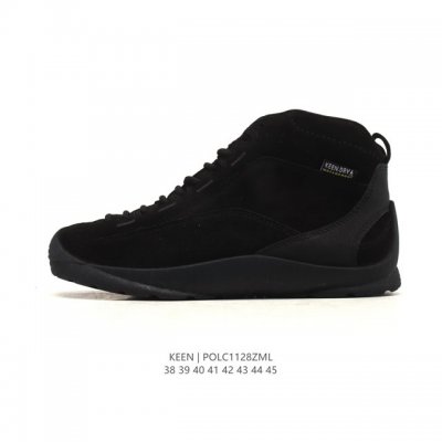 公司级 美国人气户外品牌-科恩Keen Jasper Rocks Sp 贾斯珀 都市系列复古高帮系带户外风露营徒步登山运动训练鞋 。原楦型开发纸版，采用固色翻毛