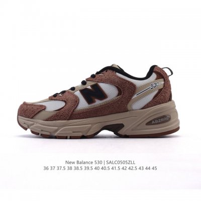 真标 新百伦 Nb530 New Balance 530 复跑古鞋 厚底增高老爹鞋 缓震运动慢跑鞋。Nb530这鞋双确实是Nb家经复典古款式之一，以全科新技诠释
