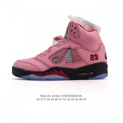 公司级 耐克 Nike Air Jordan 5 Retro 高帮男女同款运动鞋 乔丹之子 Aj5 乔丹5代 Aj5 乔5 乔丹5 高邦 乔丹篮球运动鞋 高帮复