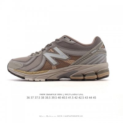 真标 Nb 新百伦 New Balance Ml860 V2 系列复古老爹风休闲运动慢跑。采用丝光猪巴皮革拼接透气网眼织物鞋面T-Beam大底提供足步弓支撑，保