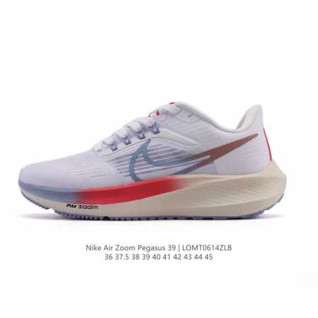 耐克 登月39代 Nike Air Zoom Pegasus 39 耐克飞马跑步鞋时尚舒适运动鞋。采用直观设计，不论训练还是慢跑，皆可助你提升跑步表现。轻薄鞋面 - 点击图像关闭
