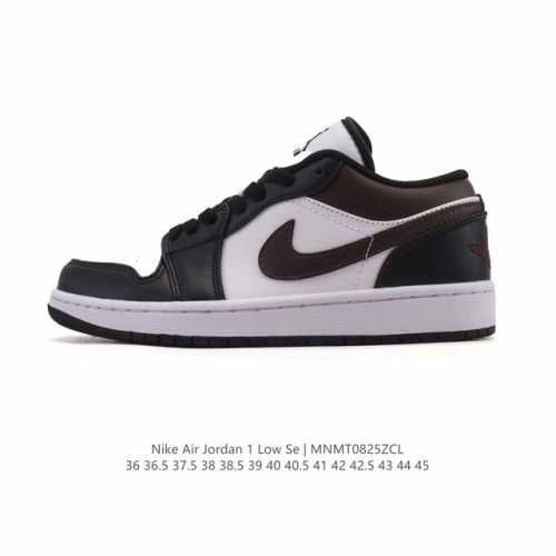 耐克 乔丹Air Jordan 1 Low Aj1 乔1 乔丹1代Aj1 低帮复古文化休闲运动篮球鞋。该鞋款从 1985 年元年款汲取设计灵感，焕新演绎简约经典