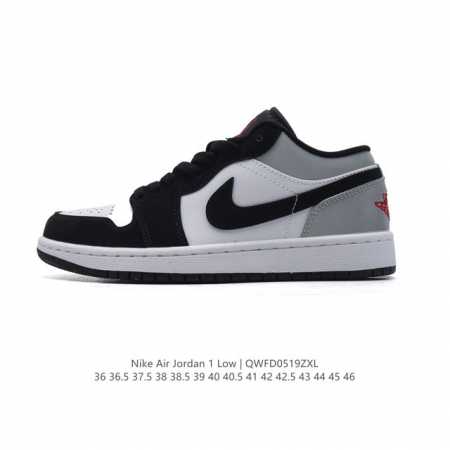 耐克 乔丹Air Jordan 1 Low Aj1 乔1 乔丹1代Aj1 低帮复古文化休闲运动篮球鞋。从1985 年面世的元年款汲取设计灵感，采用简洁大方的经典 - 点击图像关闭