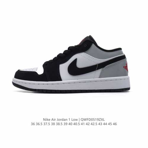 耐克 乔丹Air Jordan 1 Low Aj1 乔1 乔丹1代Aj1 低帮复古文化休闲运动篮球鞋。从1985 年面世的元年款汲取设计灵感，采用简洁大方的经典