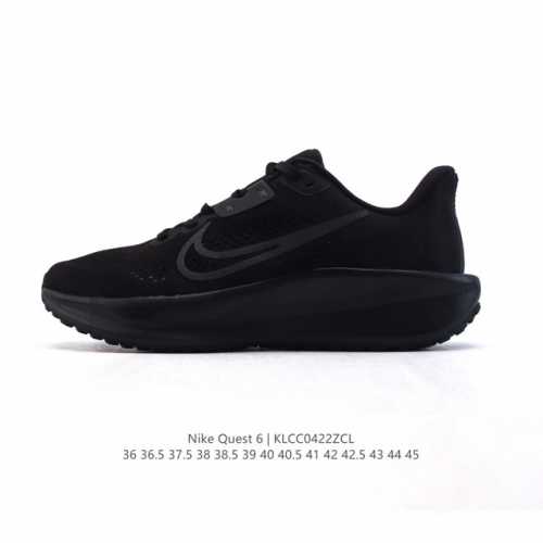 耐克Nike Air Quest 6 卡贾透质轻气休运闲 透气轻盈缓震跑步鞋，Nike Quest 6男女子透气轻盈缓震跑步鞋采用匠心设计，助你心愿成真。这款跑