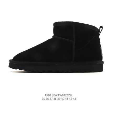 公司级 Ugg 雪地靴 男女鞋广东原产，采用Tpu模压鞋面内嵌羚羊棕羊毛，鞋面具有防水功能，选用7毫米Uggpure 植入式羊毛里衬与可拆卸的Uggpure 植 - 点击图像关闭