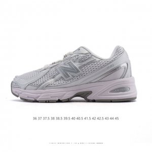 New Balance Mr740 Nb新百伦系列复古老爹风休闲运动慢跑鞋。采用轻质牛剖革拼接透气网眼衬垫织物鞋面材质 T-Beam大底提供足步弓支撑 保持步态