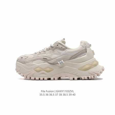斐乐 女款老爹鞋 FILA FUSION 厚底增高百搭运动板鞋 意大利百年经典运动品牌，网红单品 小红书推荐爆款 FILA斐乐新款小白鞋斐乐潮牌文化街头风运动鞋 - 点击图像关闭