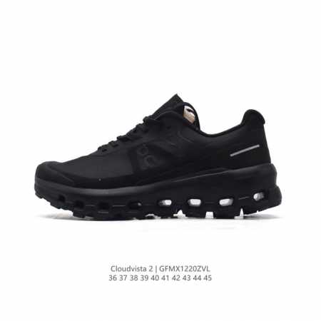 适合越野跑！On昂跑cloudvista 2 跑鞋 厚底增高运动老爹鞋。On昂跑 Cloudvista 2跑鞋是瑞士运动品牌on昂跑的最新款越野跑鞋，它基于上一 - 点击图像关闭