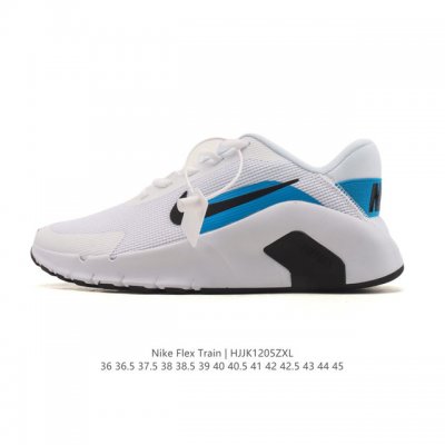 新品 耐克 Nike 2025秋冬季新款Flex Train 运动鞋训练跑步鞋缓震休闲鞋跑步鞋赤足12缓震耐磨运动鞋... Hv9972-101白色 无论是举重