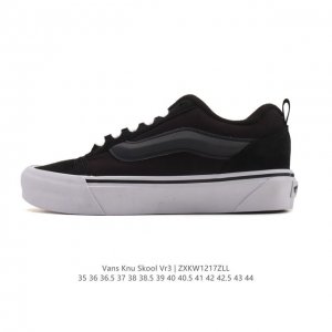 万斯 Vans Knu-Skool Vr3 Lx 面包鞋皮革拼接鞋面。坎普尔 茱利安系列低帮复古硫化休闲运动板鞋“肥胖版大Logo”要说整个 年最为热门的鞋型之
