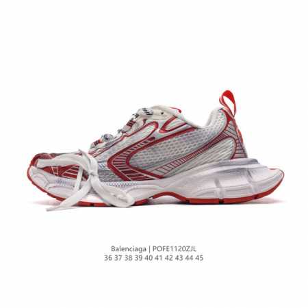 公司级 巴黎世家 六层组合底balenciaga 3Xl Sneakers 巴黎世家 十代网布系带低帮走秀复古老爹运动鞋 透气网面材料和聚氨酯 磨损效果 鞋头边 - 点击图像关闭