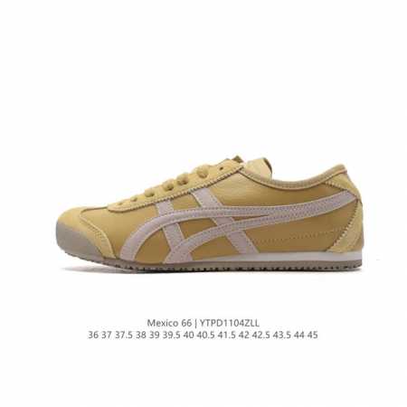 真标 Asics 亚瑟士 男女鞋真标半码制 日产经典老牌-鬼塚虎 Onitsuka Tiger Mexico 66经典墨西哥系列复古经典百搭板鞋休闲运动鞋慢跑鞋 - 点击图像关闭