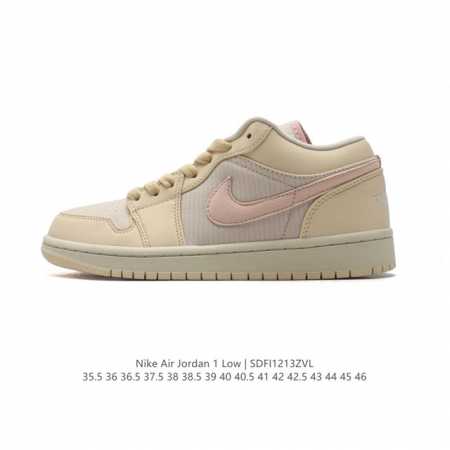 耐克 乔丹air Jordan 1 Low Aj1 乔1 乔丹1代aj1 低帮复古文化休闲运动篮球鞋。该鞋款从 1985 年元年款汲取设计灵感，焕新演绎简约经典 - 点击图像关闭