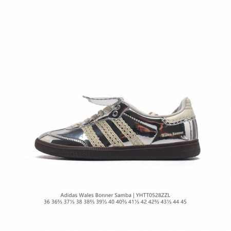 阿迪达斯 Adidas Samba新款 德训鞋 时尚休闲运动板鞋- Wales Bonner 的 Adidas Samba “Studded”亮相，Adidas - 点击图像关闭