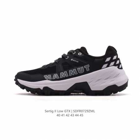 新品公司级 Mammut猛犸象男式Sertigiilowgtx越野跑鞋,山地户外好选择！Mammut猛犸象 Sertig Ii 户外功能鞋，厚底增高老爹鞋 户外 - 点击图像关闭