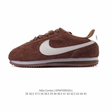 Nike Classic Cortez Nylon 耐克阿甘鞋男女子运动鞋。秉承元年款经典风格，糅合防水鞋面设计，令双足保持干爽舒适。防水锦纶鞋面强势抵御风雨侵 - 点击图像关闭