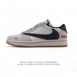 公司级 耐克 乔丹Air Jordan 1 Low Aj1 乔1 乔丹1代Aj1 倒钩 低帮复古文化休闲运动篮球鞋。从1985 年面世的元年款汲取设计灵感，采用