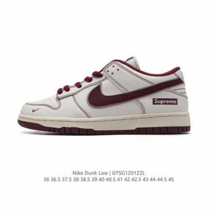 真标 耐克 Nike Dunk Low Retro 运动鞋复古板鞋。作为 80 年代经典篮球鞋款，起初专为硬木球场打造，后来成为席卷街头的时尚标杆，现以经典细节 - 点击图像关闭