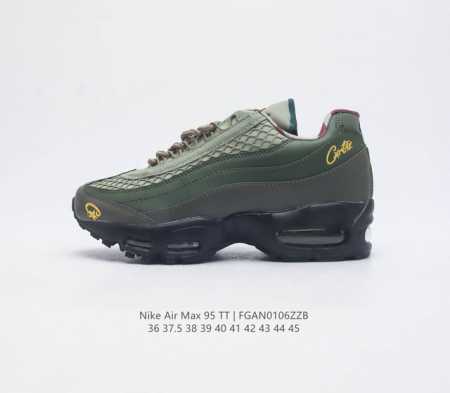 Nike 耐克 Air Max 95 潮流百搭 气垫缓震慢跑鞋 休闲防滑运动鞋 Nike耐克男鞋跑步鞋经典透气舒适运动鞋休闲鞋 为了迎接今年的世界地球日 Nik - 点击图像关闭