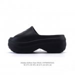 阿迪达斯 Adidas Adifom 夏季沙滩涉水百搭休闲拖鞋 露趾凉拖鞋 超厚底增高男女鞋凉拖鞋。采用超轻95% 注塑 Eva塑料,5%泡沫塑料发泡缓震物料成