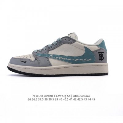 公司级 真标 耐克 Nike Air Jordan 1 Low Og Sp Military Blue Aj1乔1倒勾 2025年新款 蛇年新款 低帮篮球鞋 A