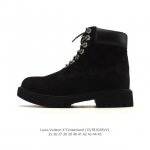 公司级 Timberland添柏岚靴子天伯伦高帮马丁靴 路易威登联名 Lv路易威登 X Trainer Sneaker Low 休闲运动文化百搭板鞋 路易威登中