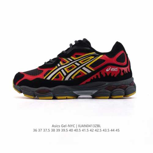 公司级 Asicsgel-Nyc复古单品 亚瑟士Asicstiger 新款休闲鞋 厚底街头运动休闲鞋，Asics亚瑟士推出全新Gel-Nyc，彰显纽约都市活力。